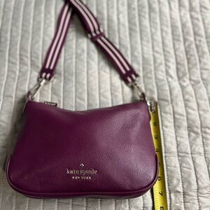 Kate Spade Plum Leather Shoulder Bag